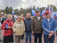 Праздник в честь годовщины воссоединения Донбасса и Новороссии с Россией.